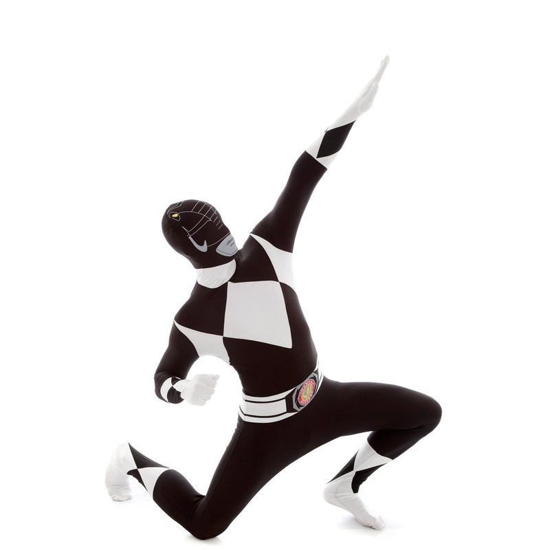 Morphsuits Black Power Rangers Costume, Power Rangers Costumes for Men, Costume for Men, Halloween Costumes Mens - Image 2